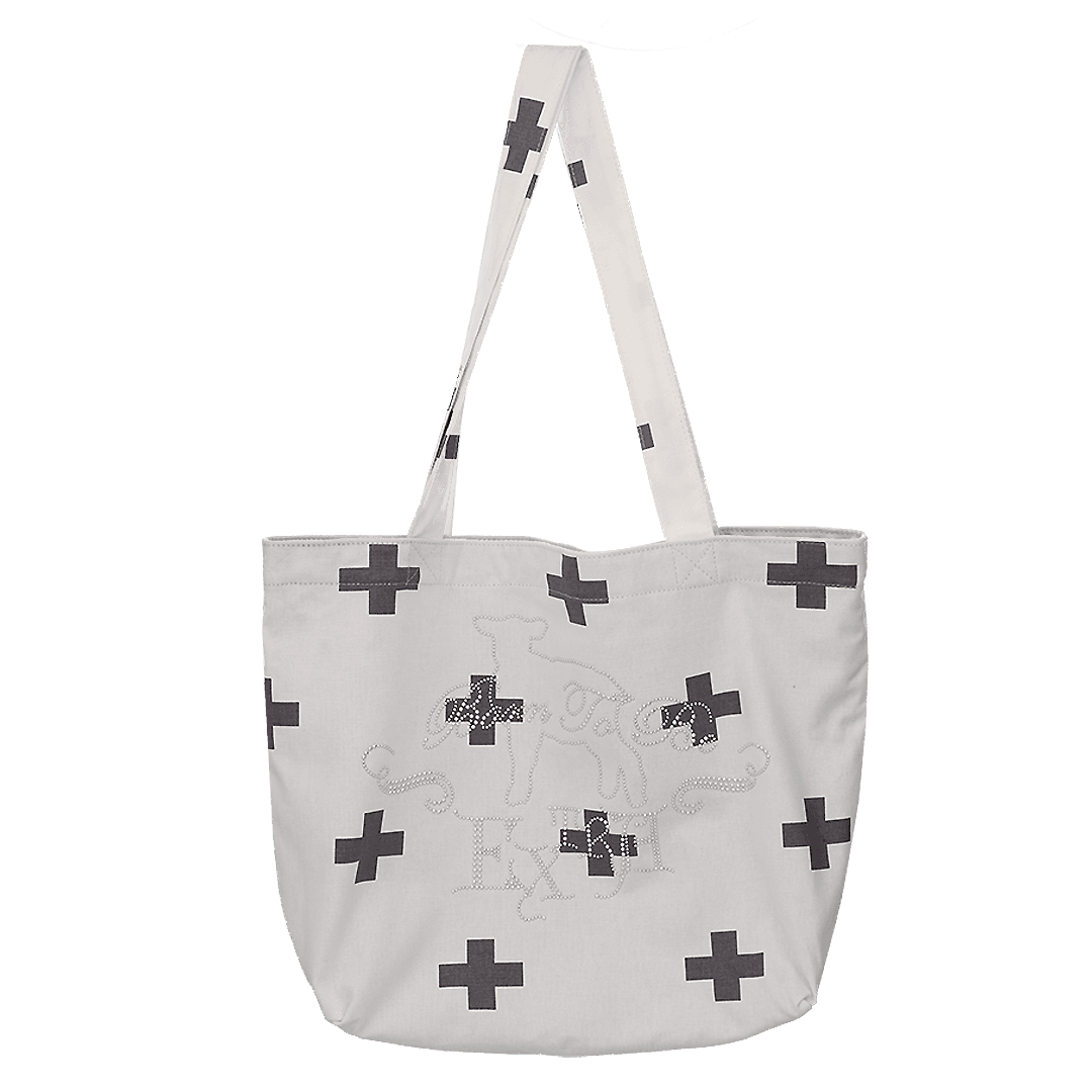 Born to Be Extra Bag- White