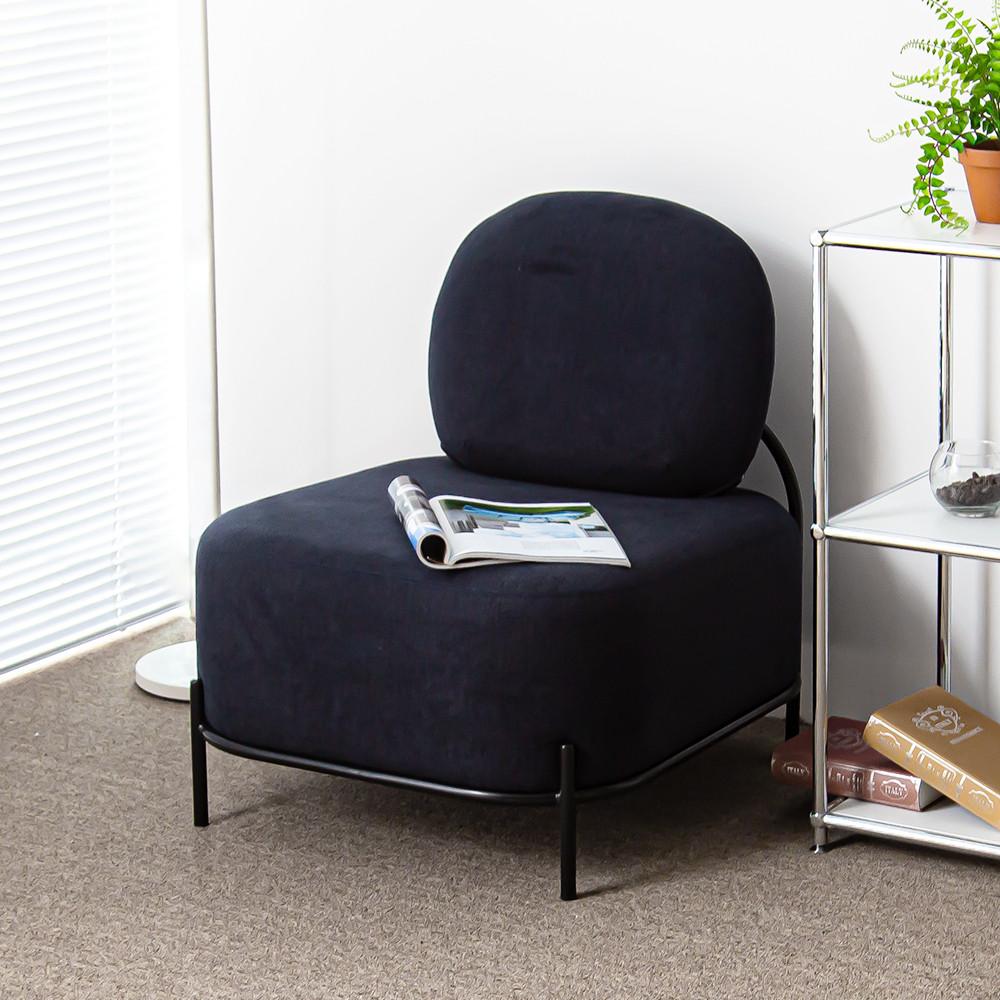 마네 미니멀 조약돌 디자인 발수 패브릭 1인용 쇼파 3color