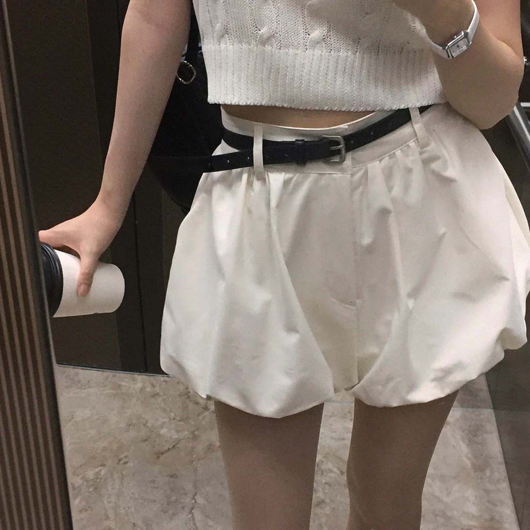 [✨오픈10%할인✨/오늘종료📢] [벨트set] 미미 벌룬 펌킨 팬츠 스커트 - sk