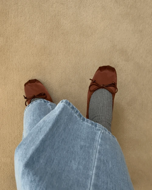 새틴 플랫슈즈 (5color)