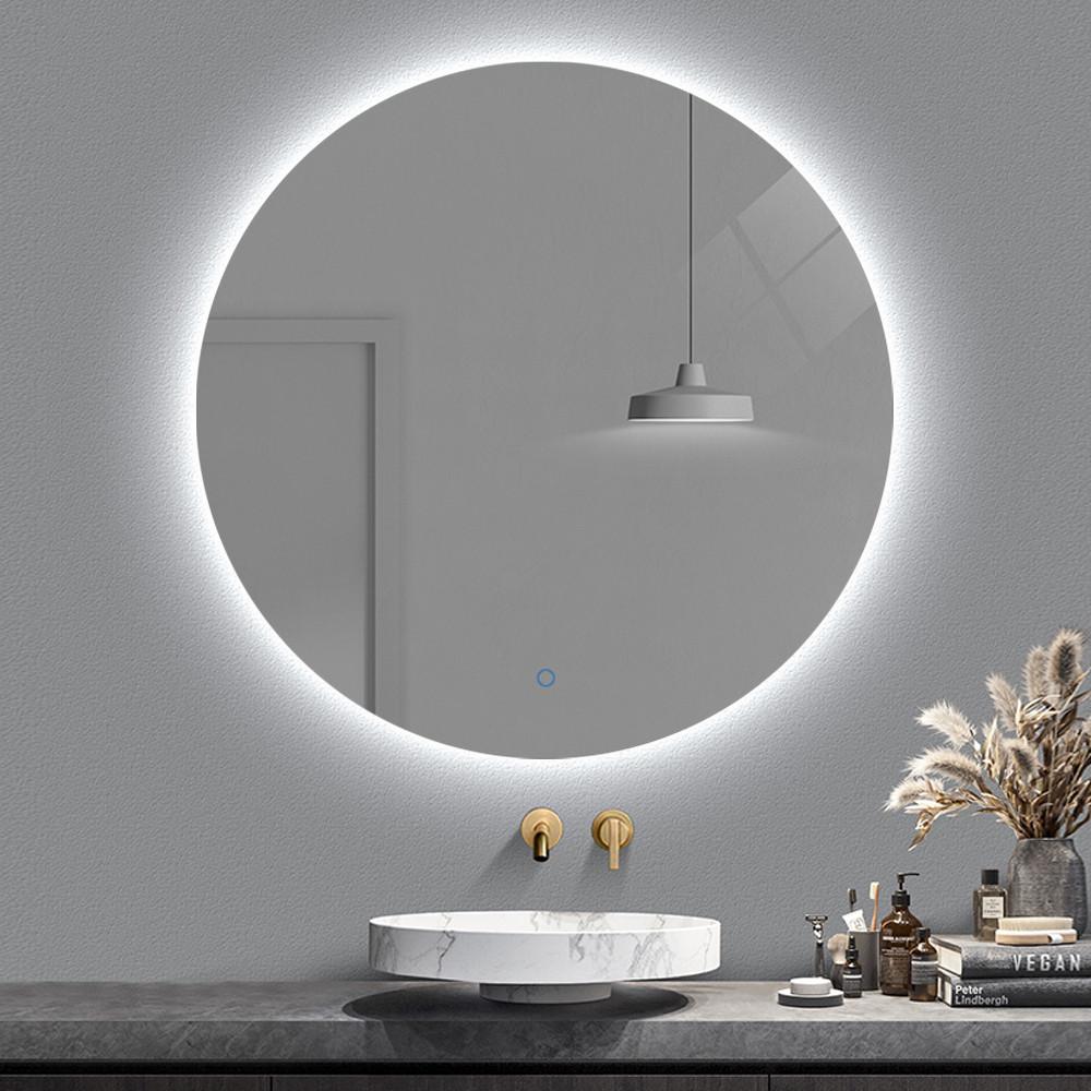 LED 원형 거울 간접 조명 거울 인테리어 욕실 화장대 거울