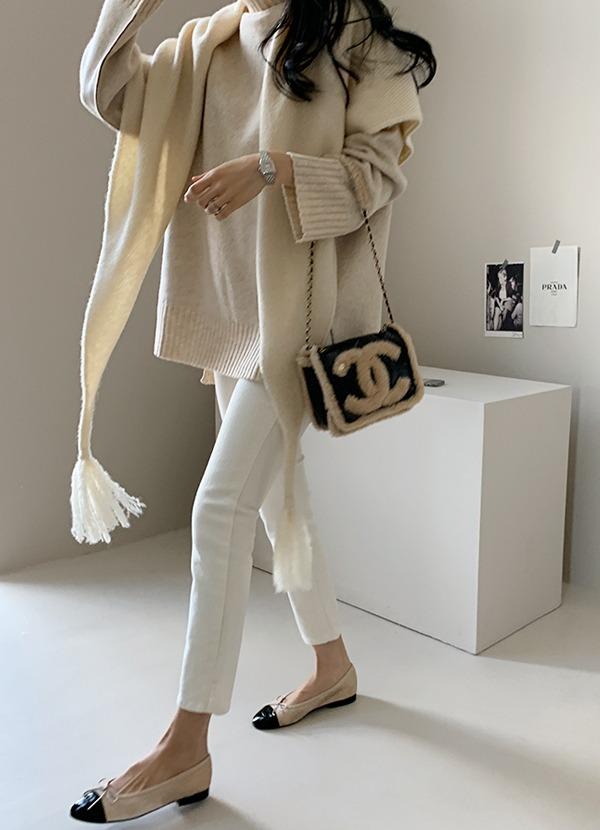 [DAILY MADE] 슬릿기모팬츠