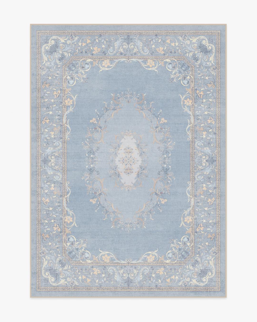 Bridgerton Lady Whistledown Soft Blue Tufted Rug | Ruggable