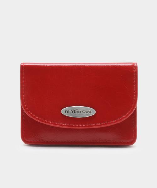 Auris Card Wallet - Red