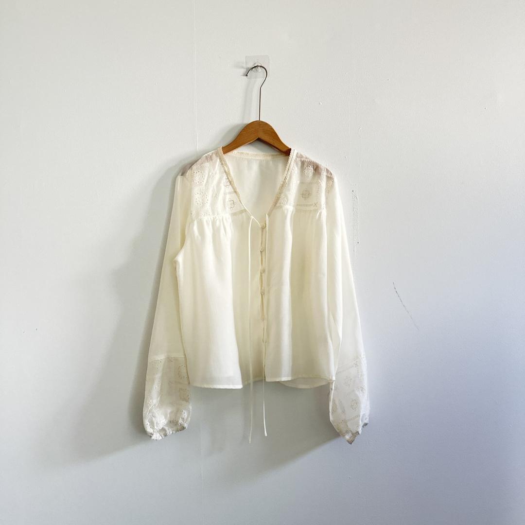 헬로마틸다 [루어]그루 레이스 블라우스