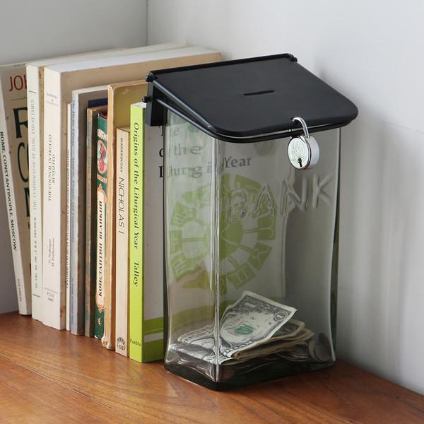 Lowis Glass Coin Bank