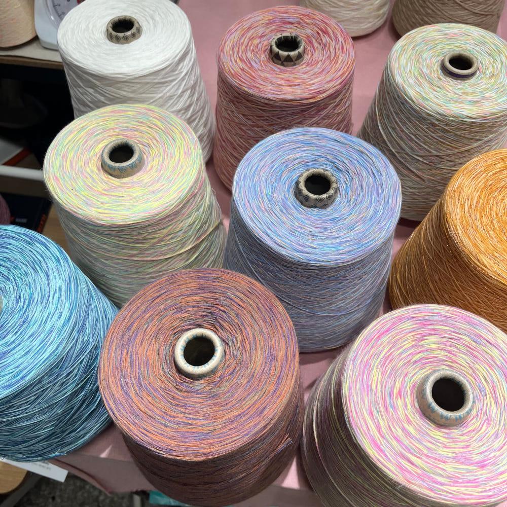 1kg 콘사 보카시 부드러운실 면 뜨개실 0122