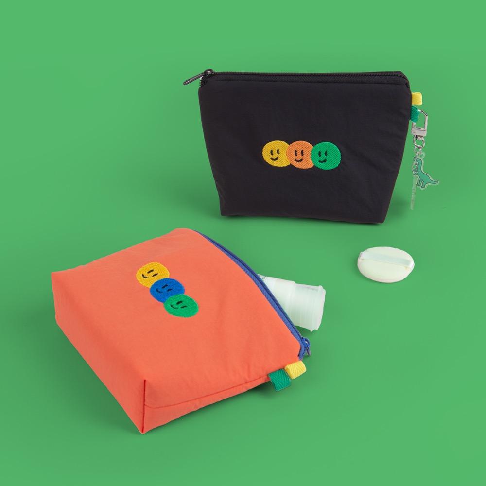 Airy 보트 파우치 - HAPPY 스마일