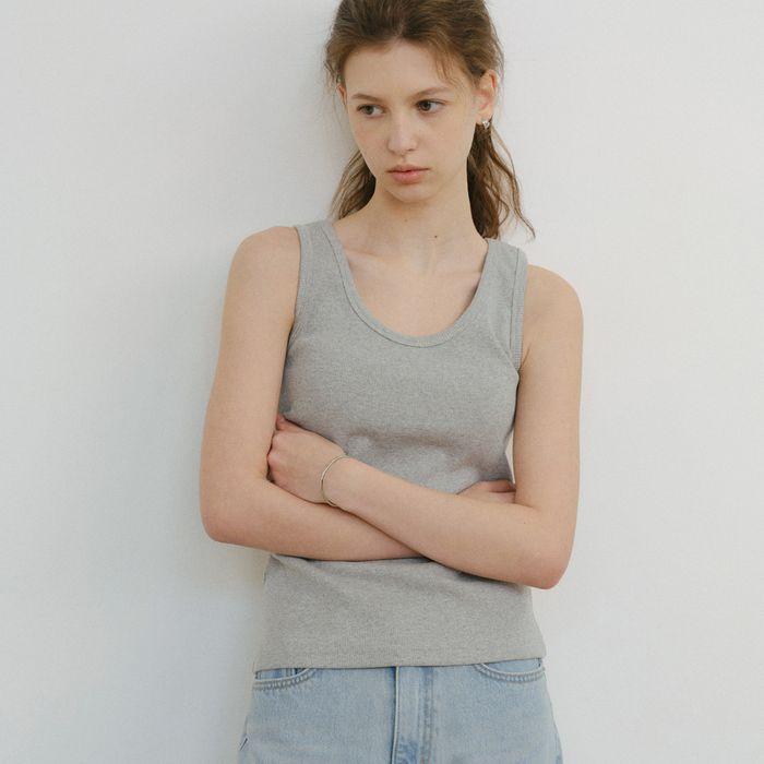 [2차 리오더] Bake ribbed sleeveless_4colors