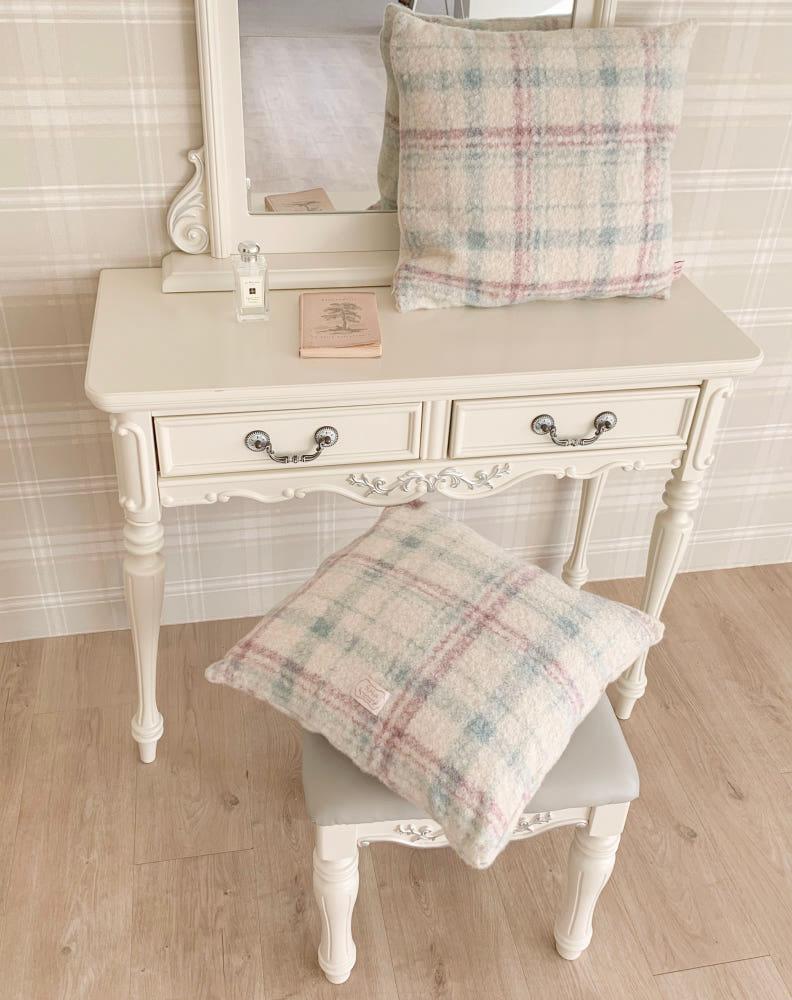 bubble check cushion cover 버블 체크 쿠션커버