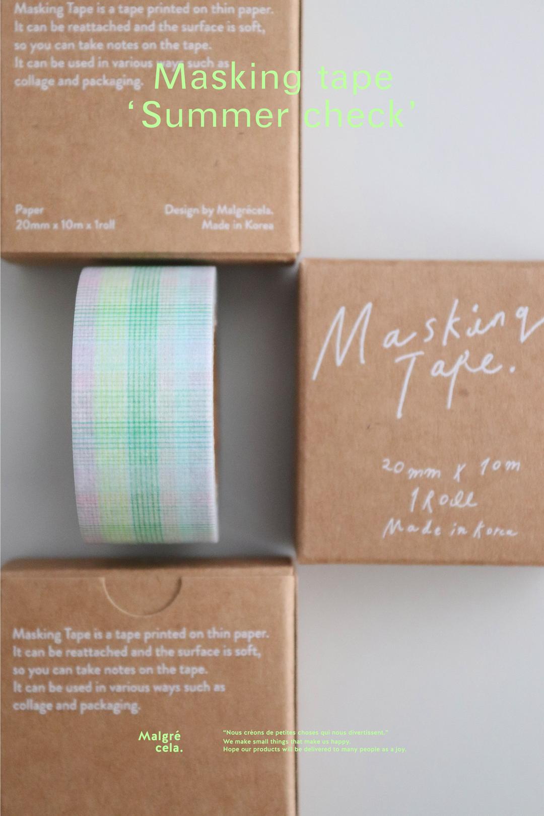 Masking tape - Summer check