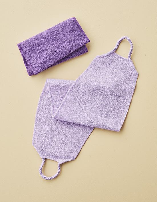 [웨신] 뱀부 샤워타올 2개입 (컬리기획)