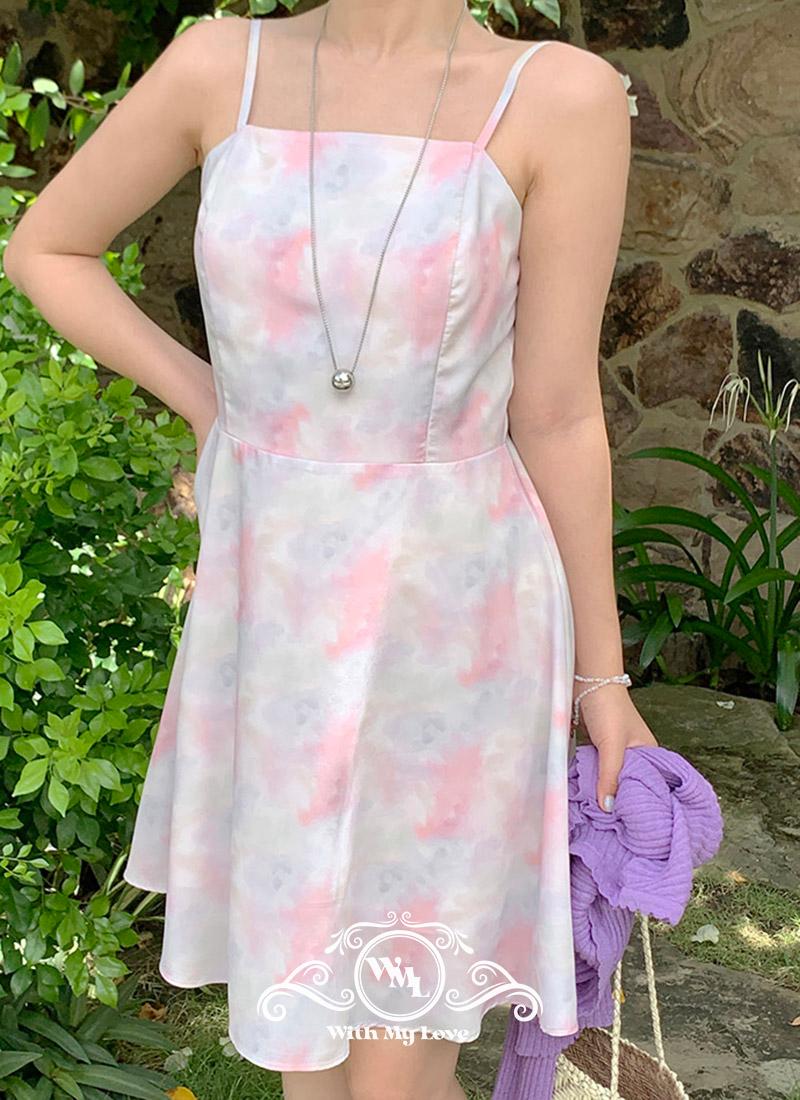 WithMyLove) Cotton candy Dress - Short