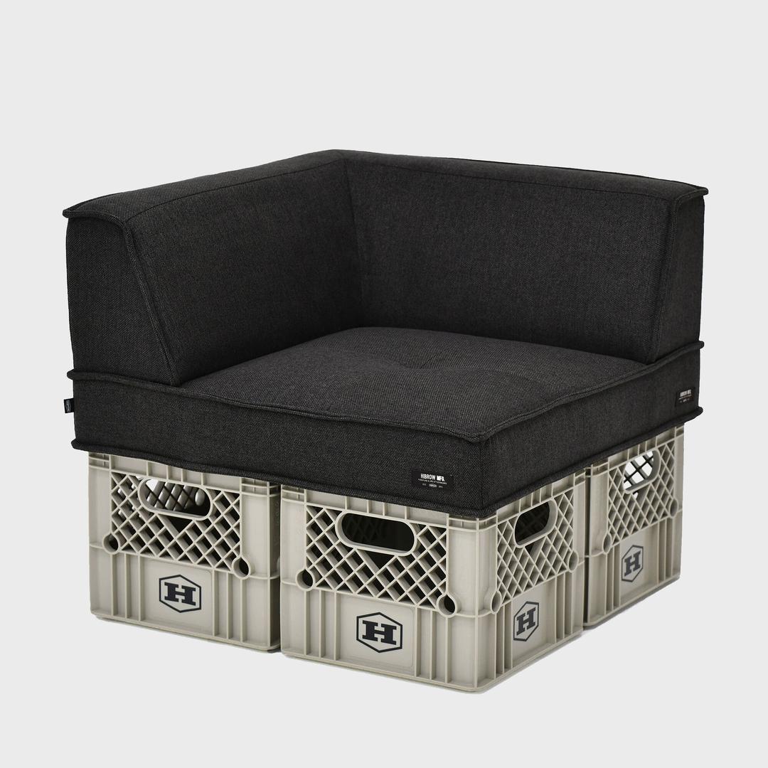 MILK SOFA : BLACK(CORNER)