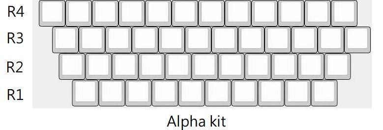 POM Jelly Sugarcube Keycaps - Alpha kit