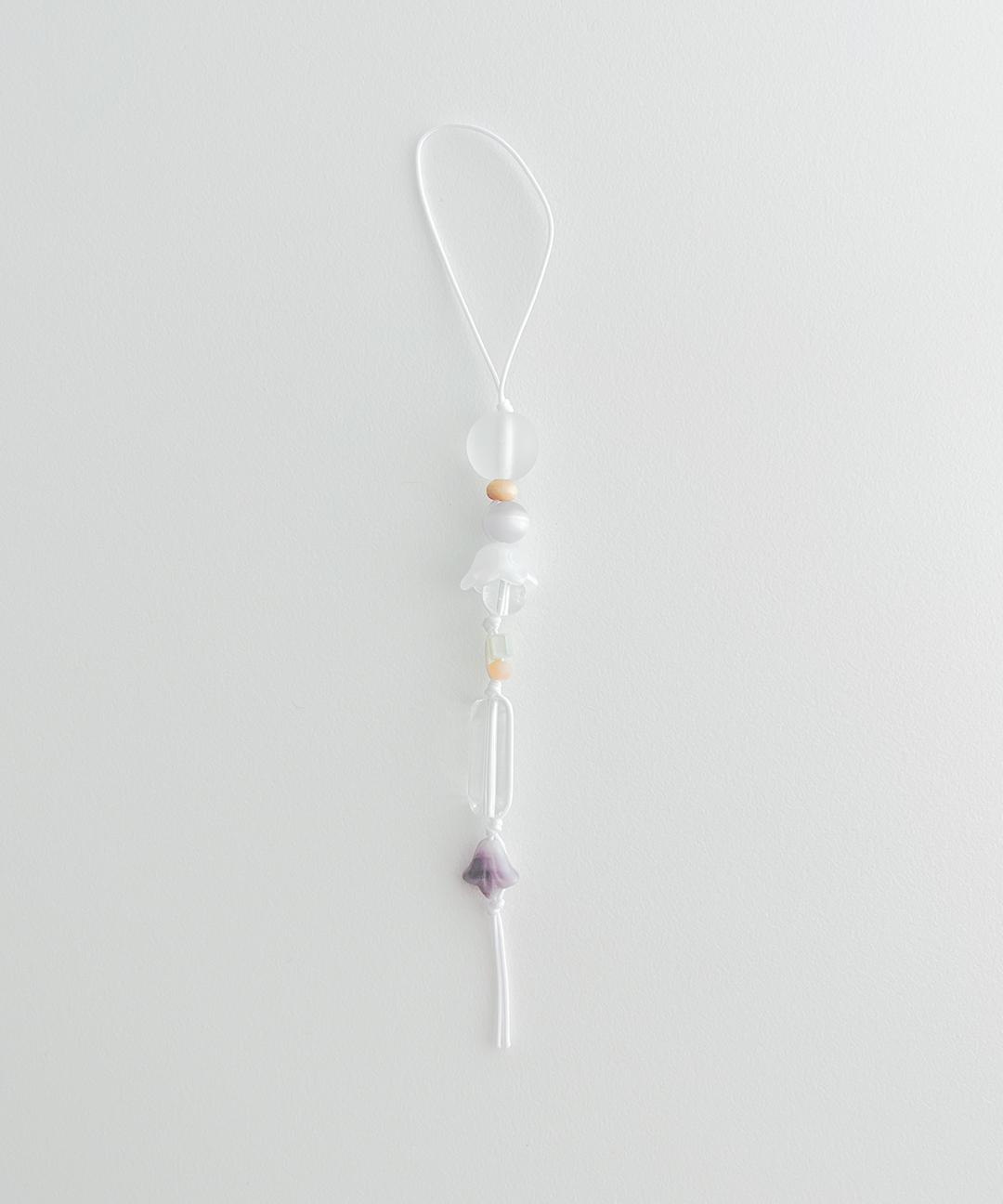 릴리 원석 스트랩 키링