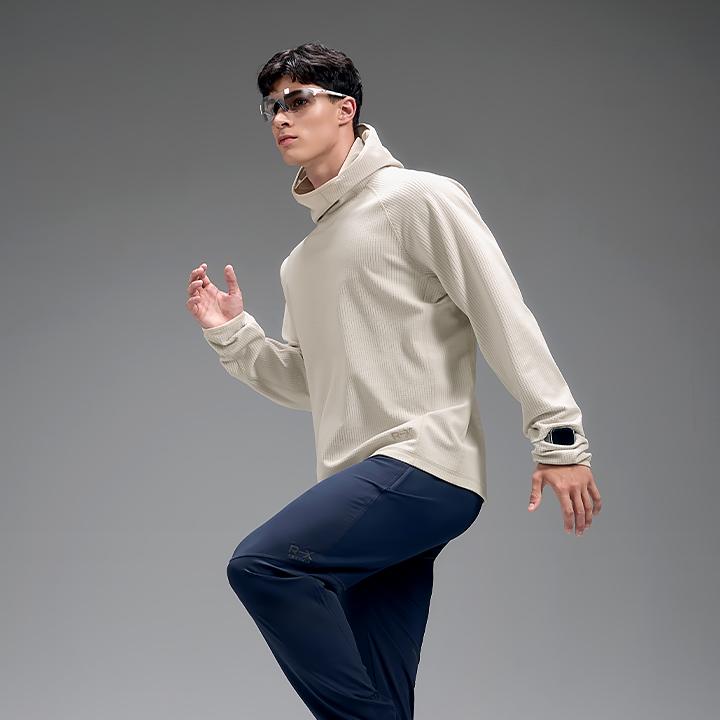 RX 맨즈 그리드 플리스 후디