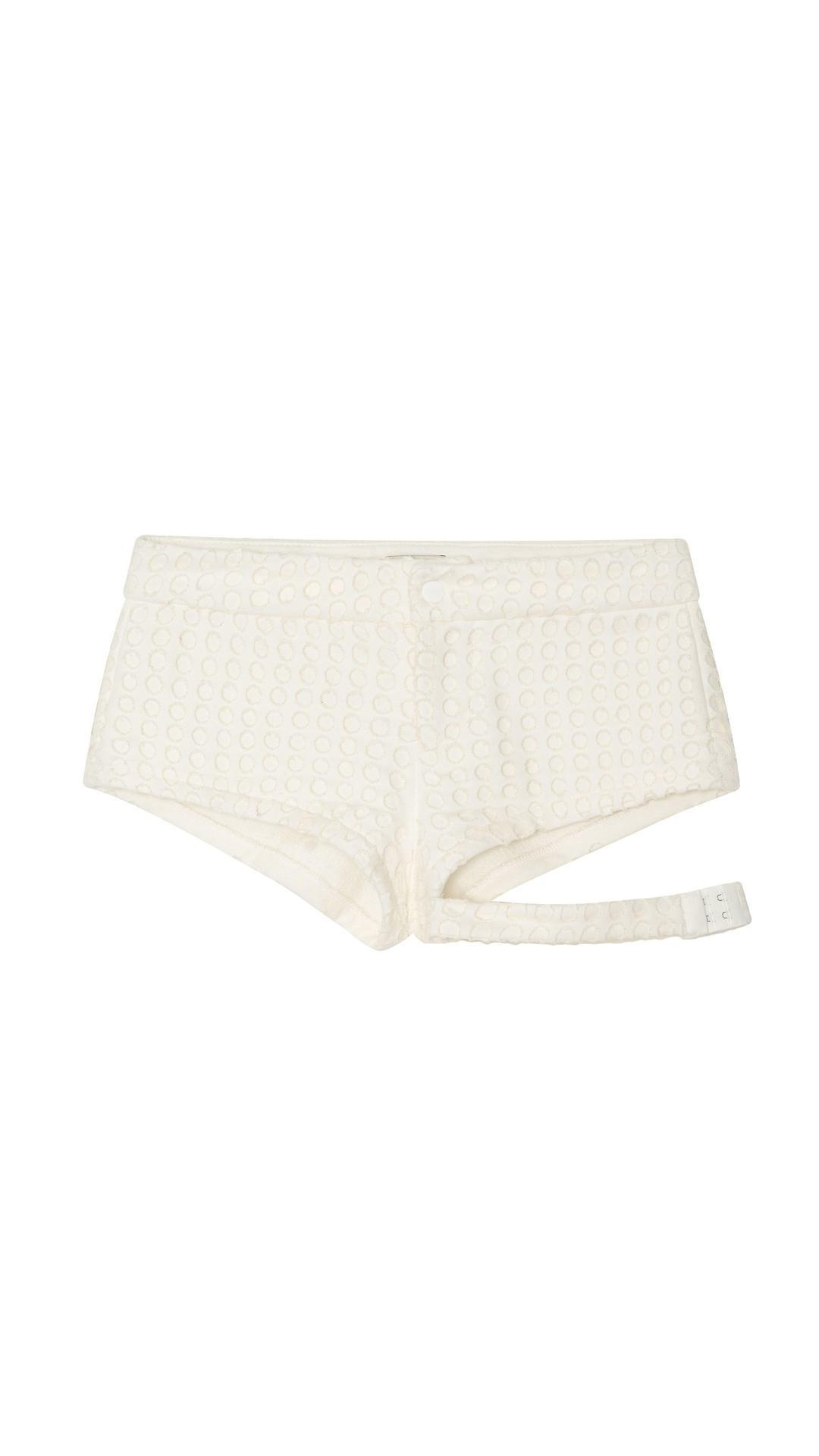 [bonnae] Strap micro shorts (Ivory)
