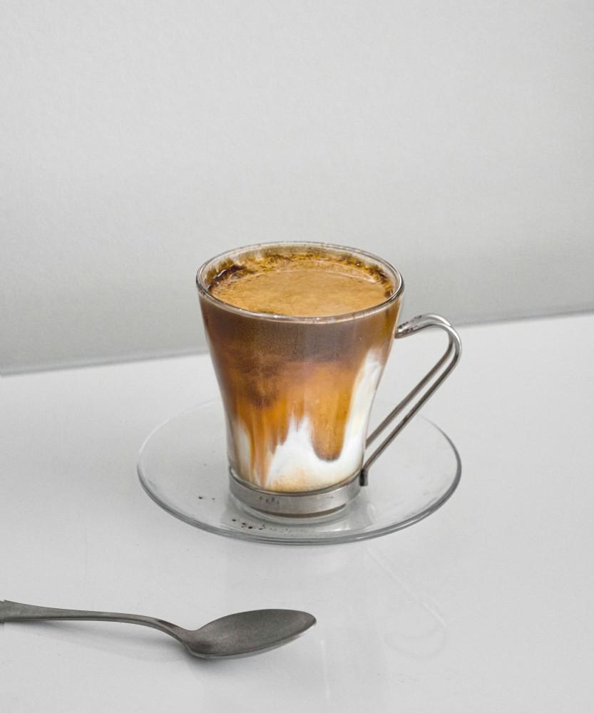 스텐손잡이 홈카페 커피잔 플랫화이트잔