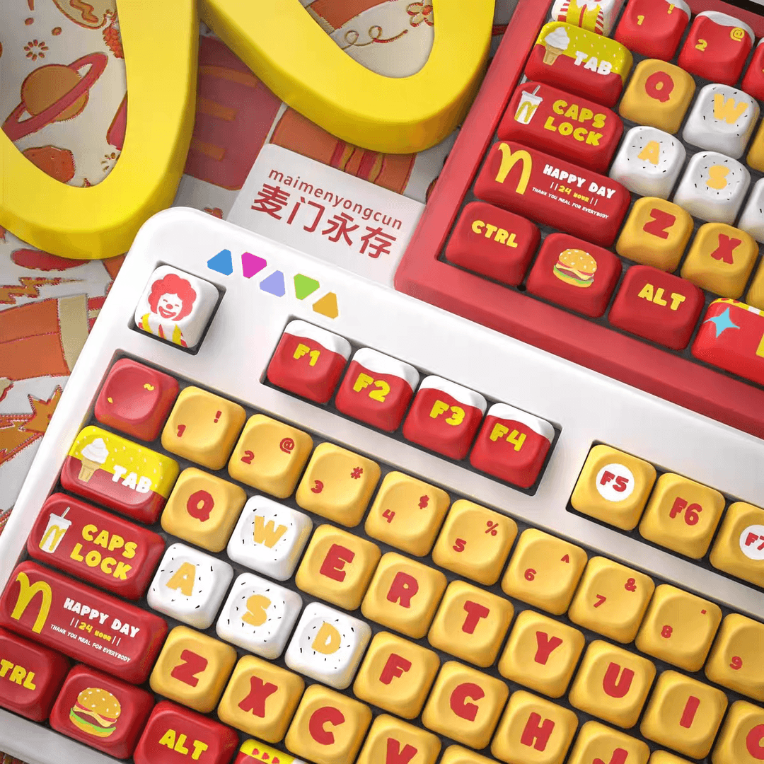 맥도날드 키캡 키보드