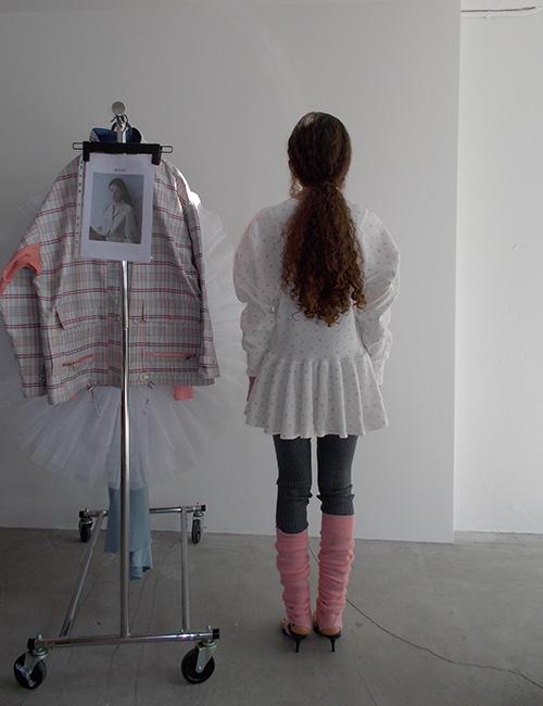 (4차_flower) waffle flare mtm dress / 예약배송