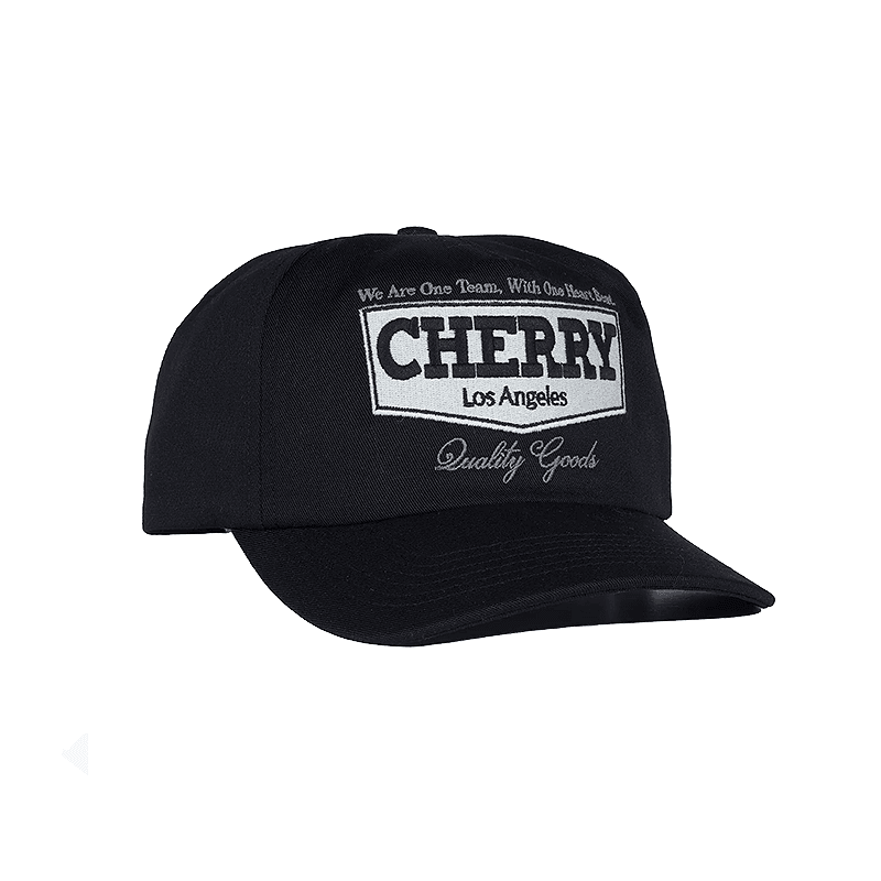 [CHERRY LA] One Heart Beat 5 Panel Hat (Black) - CHERRYLA | 리켓