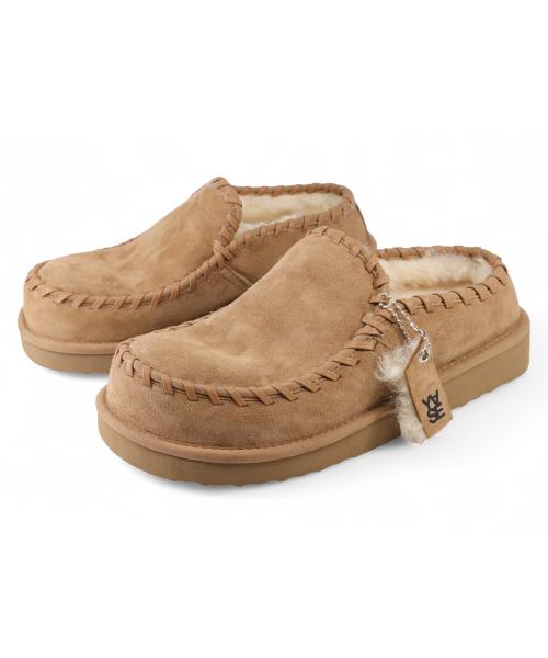 레더스윙 천연양모 클로그 체스넛