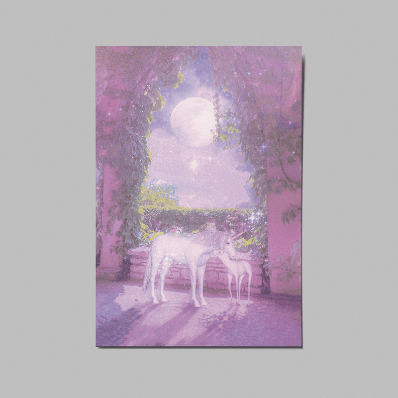 [키치로맨틱] Purple Unicorn 엽서