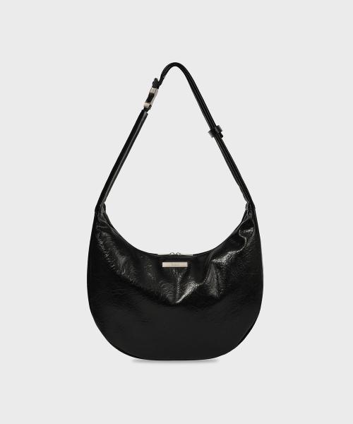 크랙 레더 문백 블랙