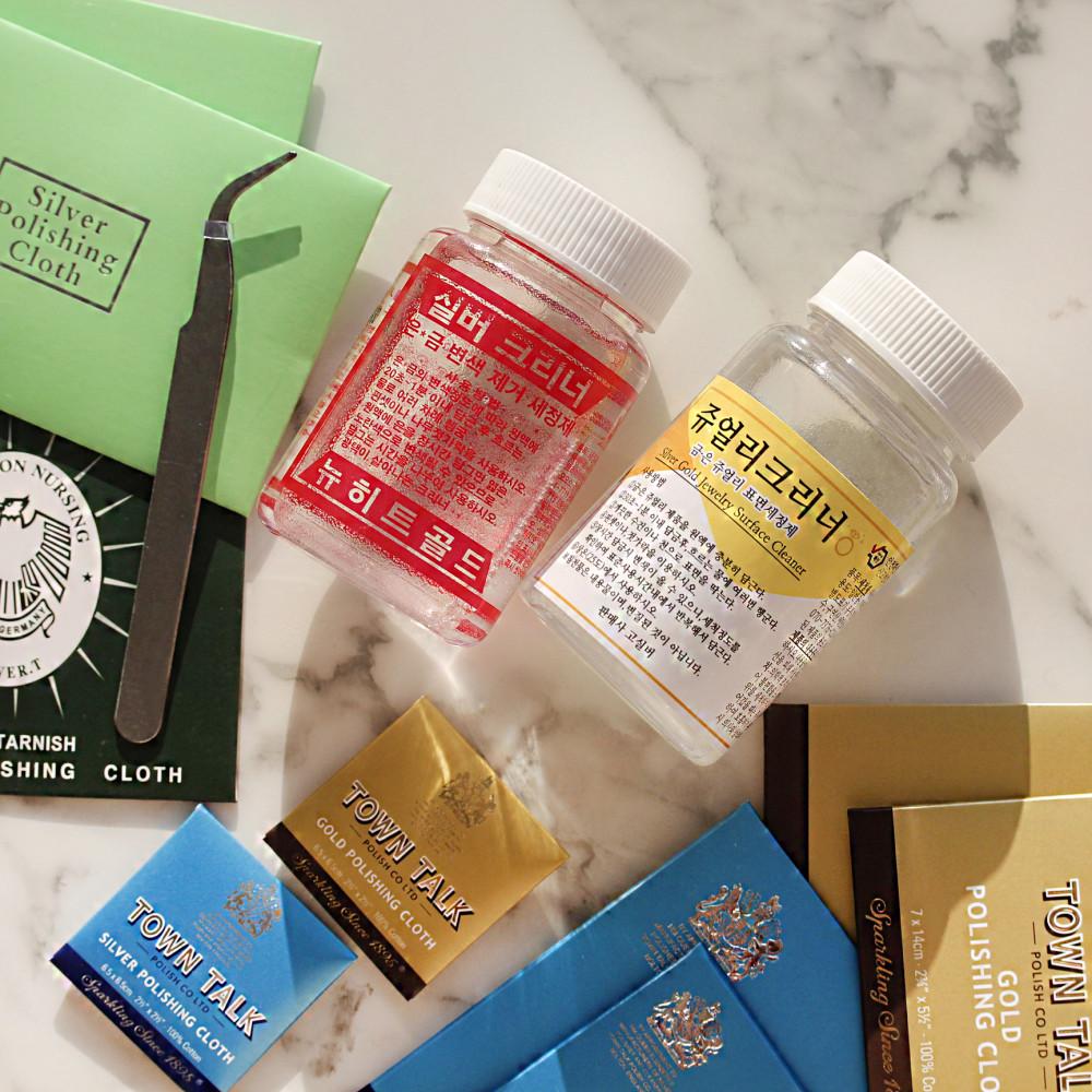 [공장도매] 금,은 세척제(세척액) 골드 실버 변색제거 클리너