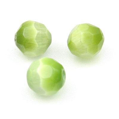 캣츠아이 라운드컷 축구볼 6mm Olivine(10개)