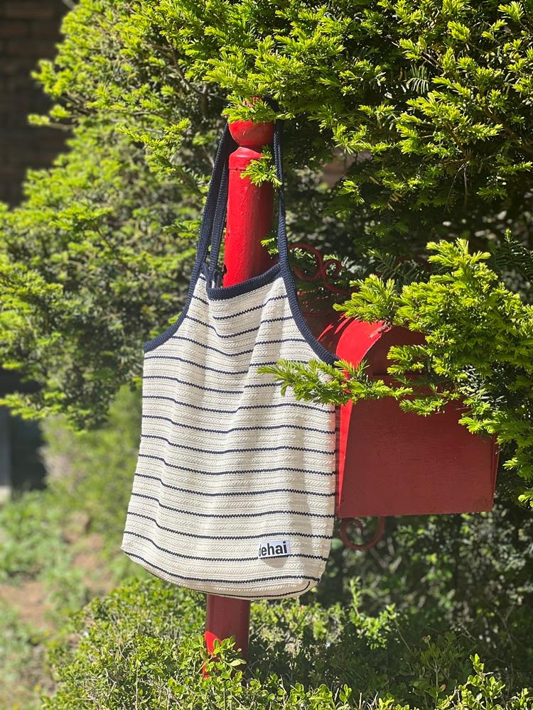 여름 보부상 뜨개 그물 네트백 숄더 니트가방