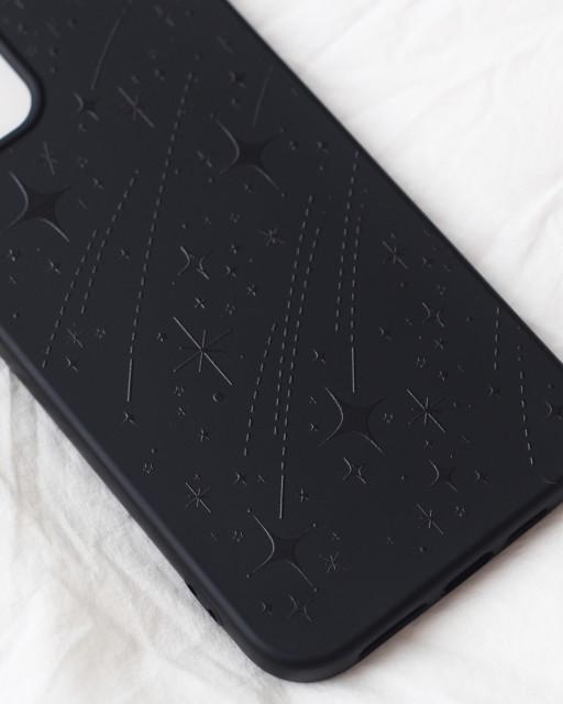 ✨갤럭시S24추가✨별똥별의 모험 블랙젤리 폰케이스