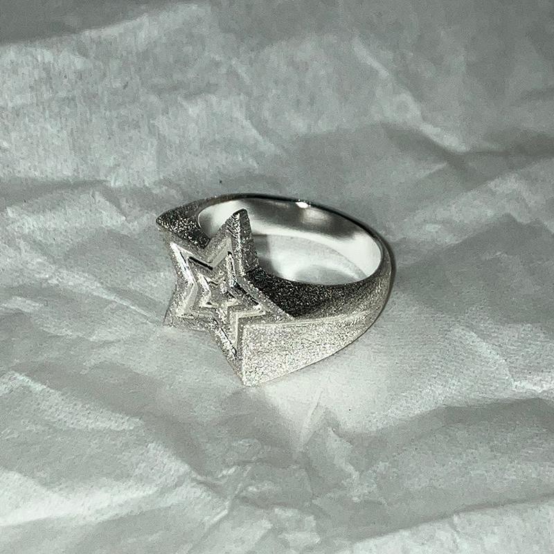 twin star bold ring