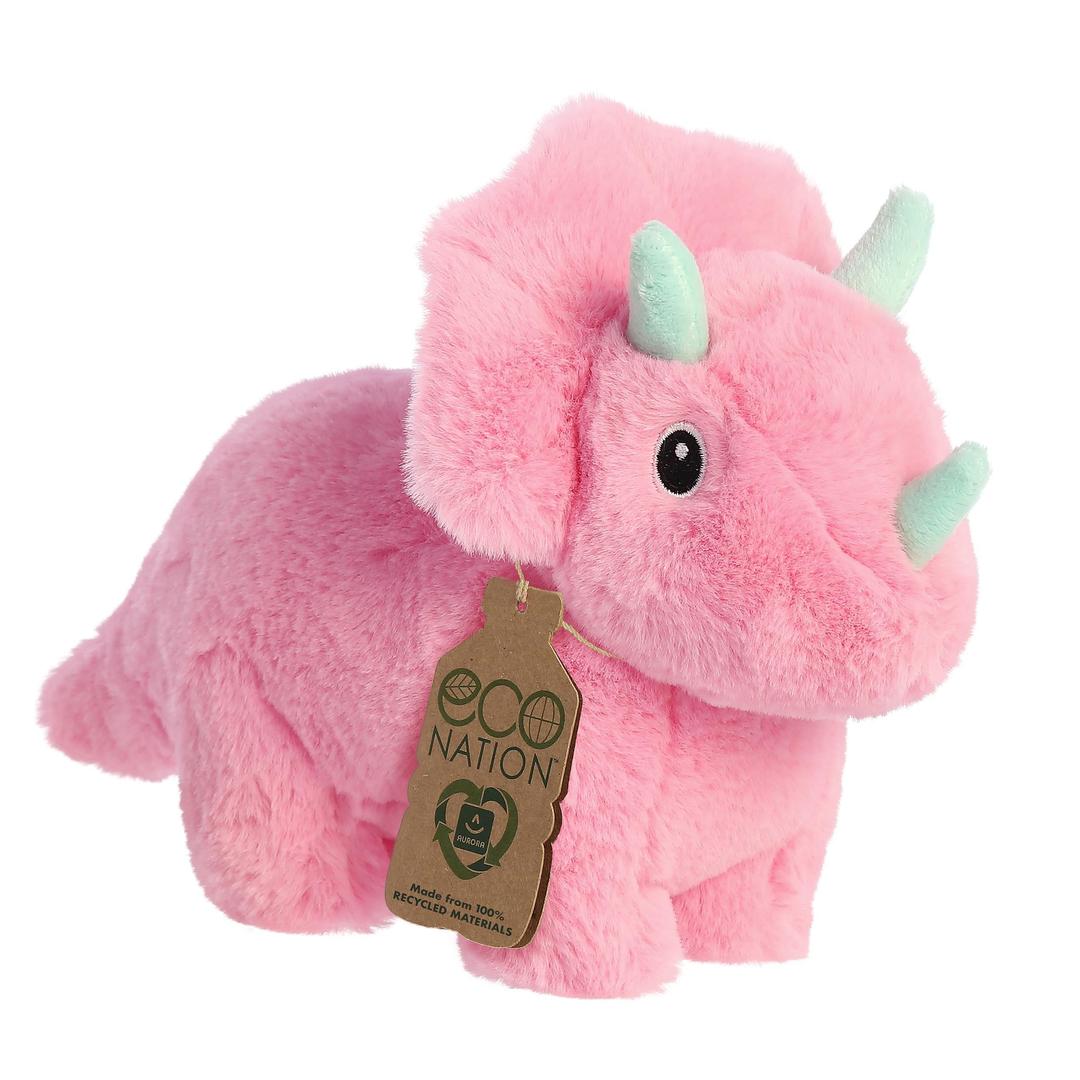 Trix Triceratops - Charming Eco-Nation Stuffed Animals - Aurora