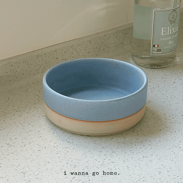 Tapas bowl (Half sky blue)
