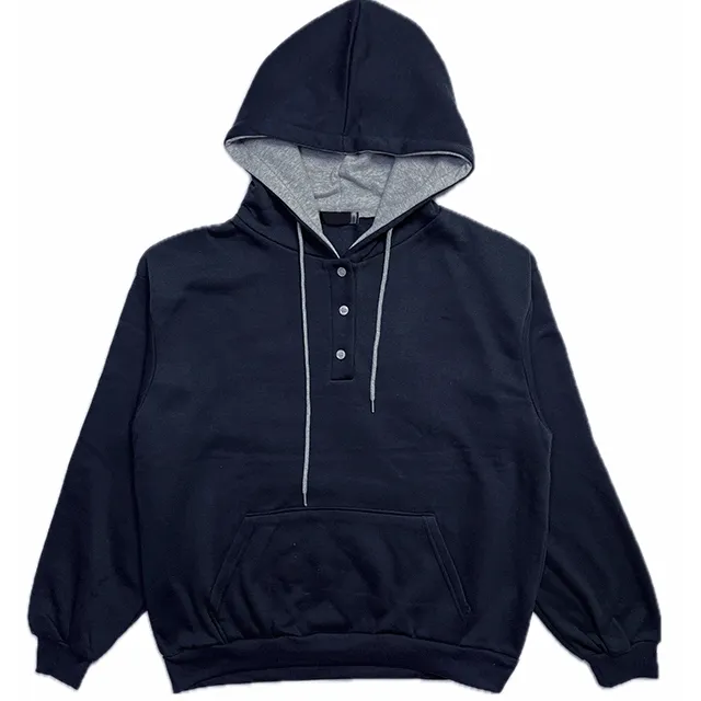 0360 - [기모] Choucream button hood T(3col)