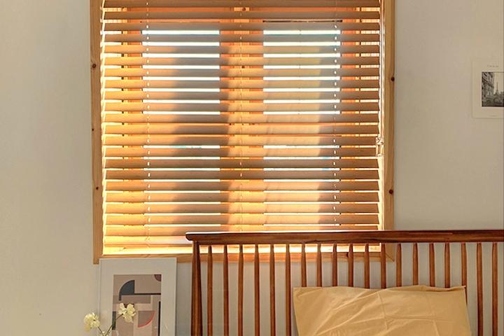 맞춤 체리쉬 우드 블라인드 친환경 오동나무 5color