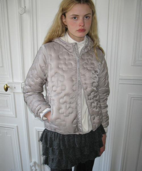 Light Down Hoodie Jacket (Grey)