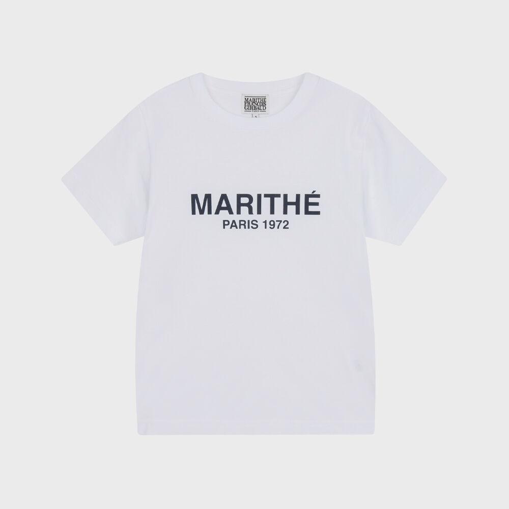 W REGULAR LOGO TEE white