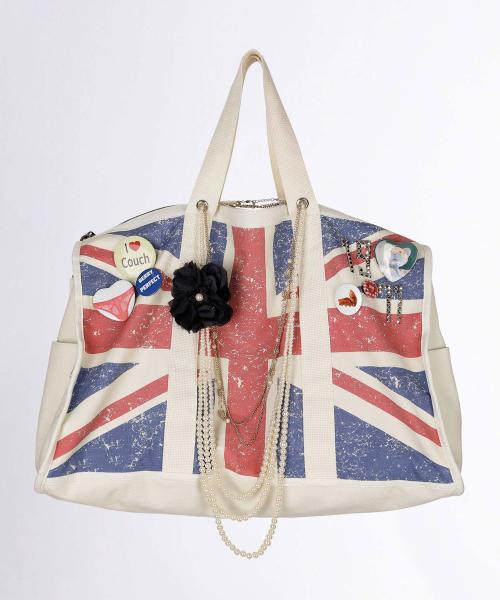 스컬프터(SCULPTOR)  Naughty Girl Tote Bag Union Jack - 사이즈 & 후기 | 무신사