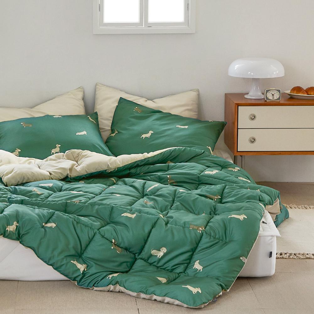 아이르 먼지없는 사계절 차렵이불 알러지케어 세미화이바 이불  60수 고밀도 침구 세트