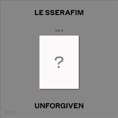 르세라핌 (Le Sserafim) - 1st Studio Album &#39;Unforgiven&#39; Vol. 3 (미국반 독점 포토카드)(미국빌보드집계반영)(CD)