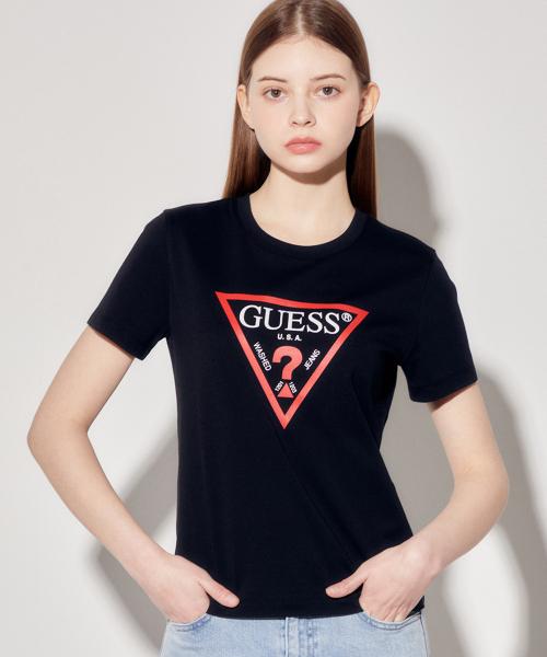 여성 오리지널 삼각 반팔 티셔츠 OP2K9405