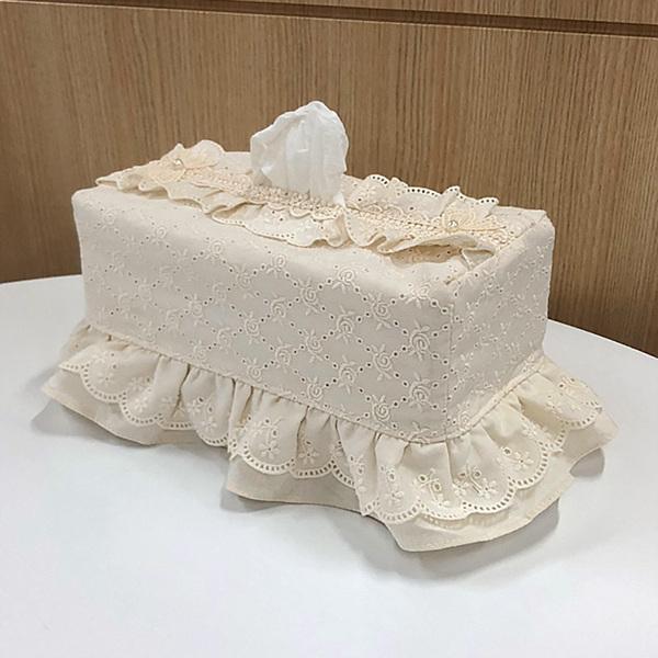 [바이핸즈] 퀼트패키지 소품 - 레이스 티슈케이스