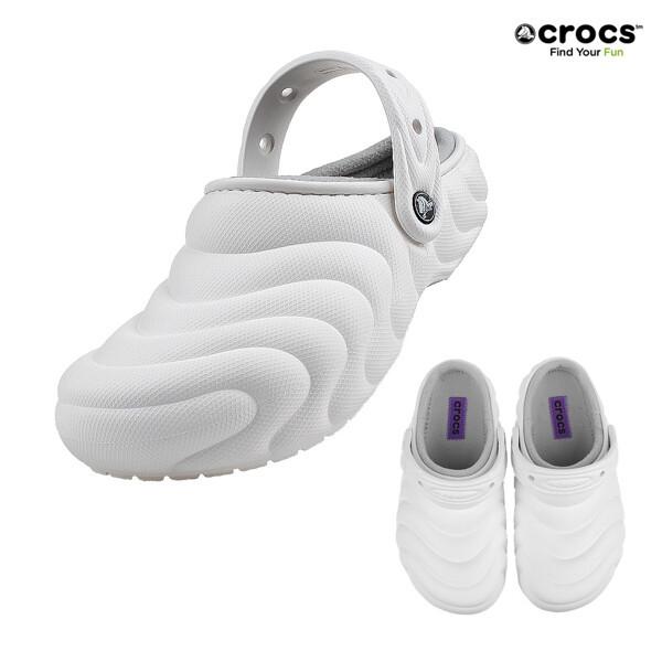 (현대hmall) 크록스 CROCS 공용 클래식 라인드 오버퍼프 클로그 210059-100