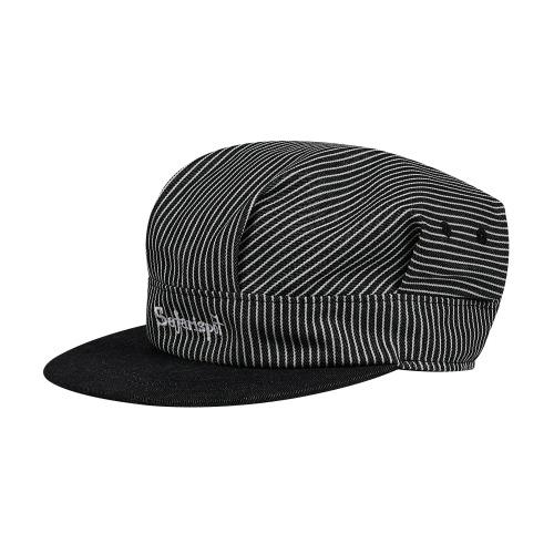 ULTIMATE LOGO DENIM RAILROAD CAP (BLACK)