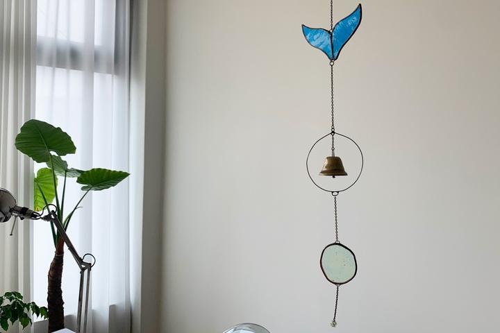 [스테인드글라스] 고래이야기 썬캐쳐 풍경