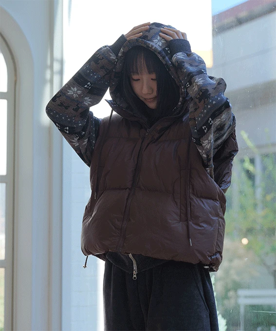 메타 웰론 데일리 패딩 조끼 4color