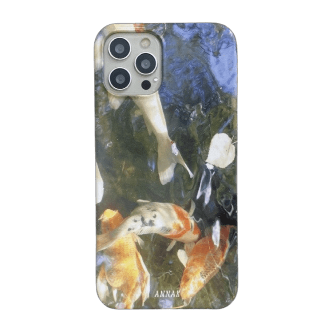 purple sunlight koi goldfish hard case